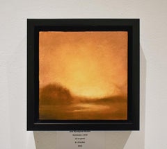 Illuminata II (Luminist & Hudson River School Style Landscape Painting, Framed)