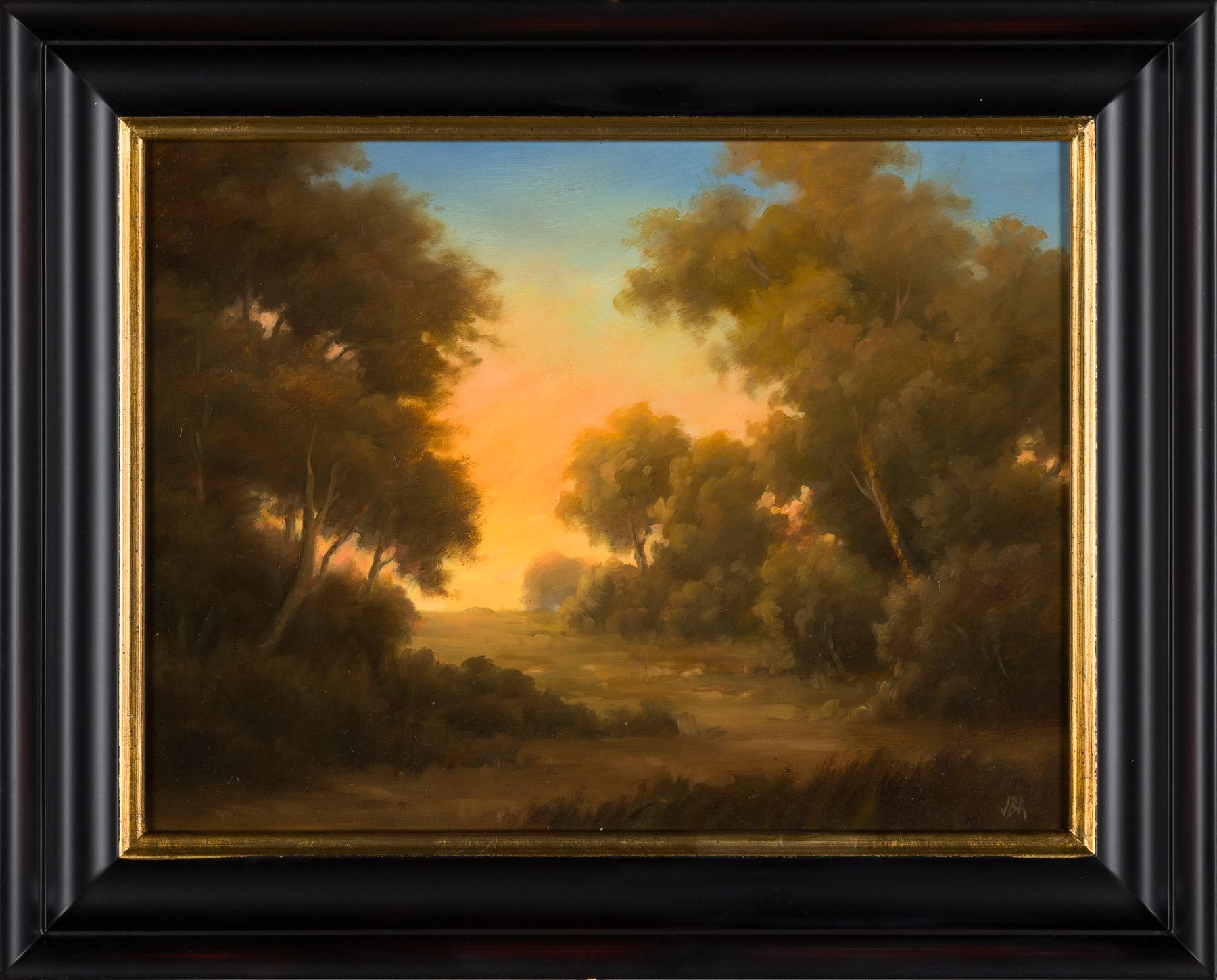 Path at Sundown - Painting by Jane Bloodgood-Abrams
