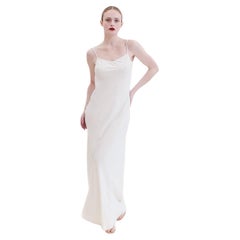 Jane Booke White Low Back Slip Dress
