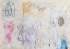 Abstract Painting by artist Jane Booth "People I've Known I"