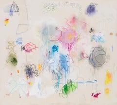 Abstract Painting by artist Jane Booth "Traveling Inside"