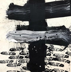 Abstract Painting by Jane Booth "Chronos 5" (acrylic on canvas)
