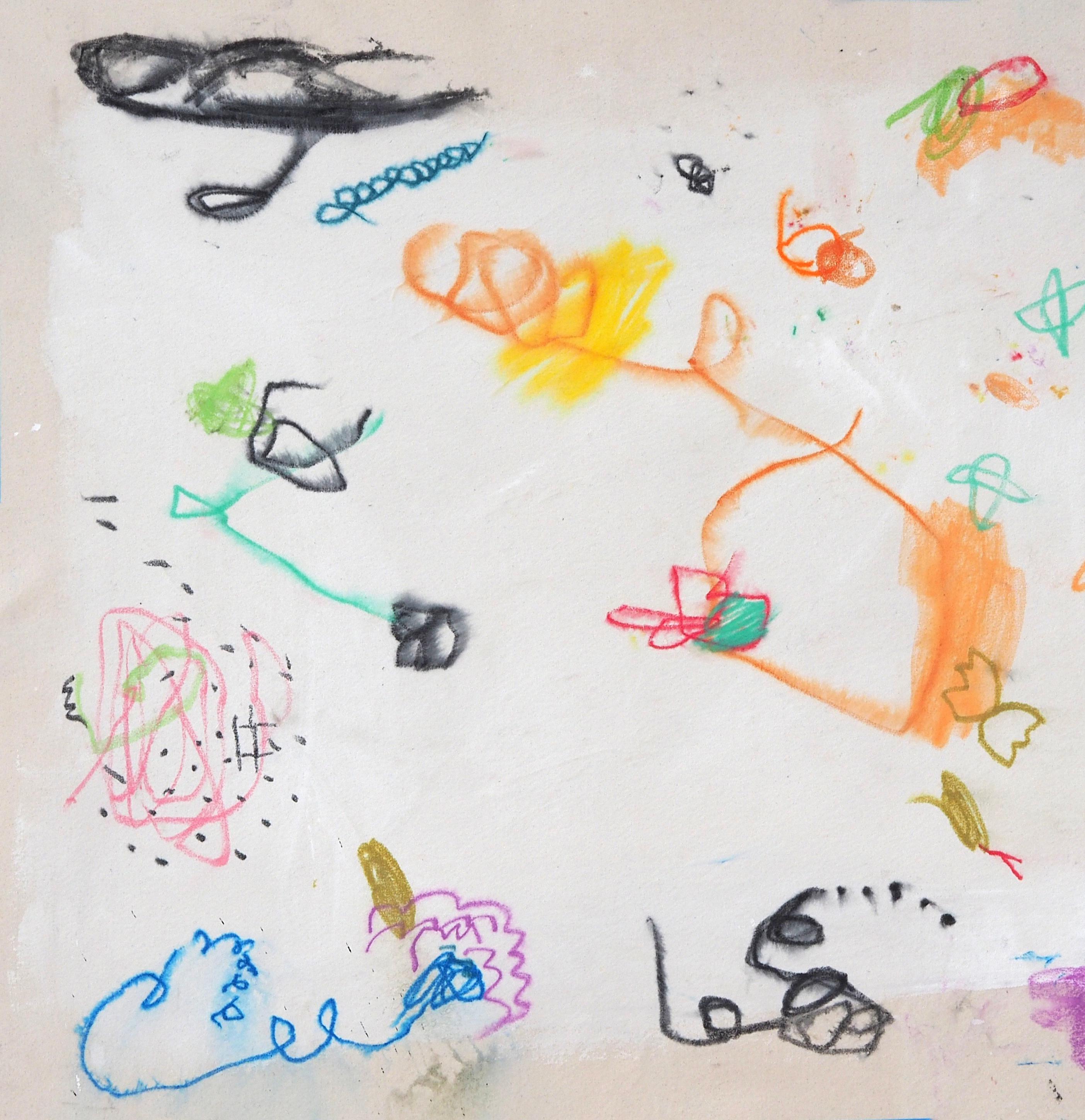 Island – Morgen (Abstrakt), Painting, von Jane Booth