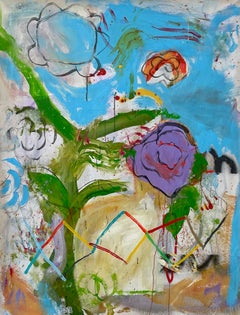 On A Clear Summer Day, A Flower Garden, 2021_Jane Booth_Mixed Media/Floral