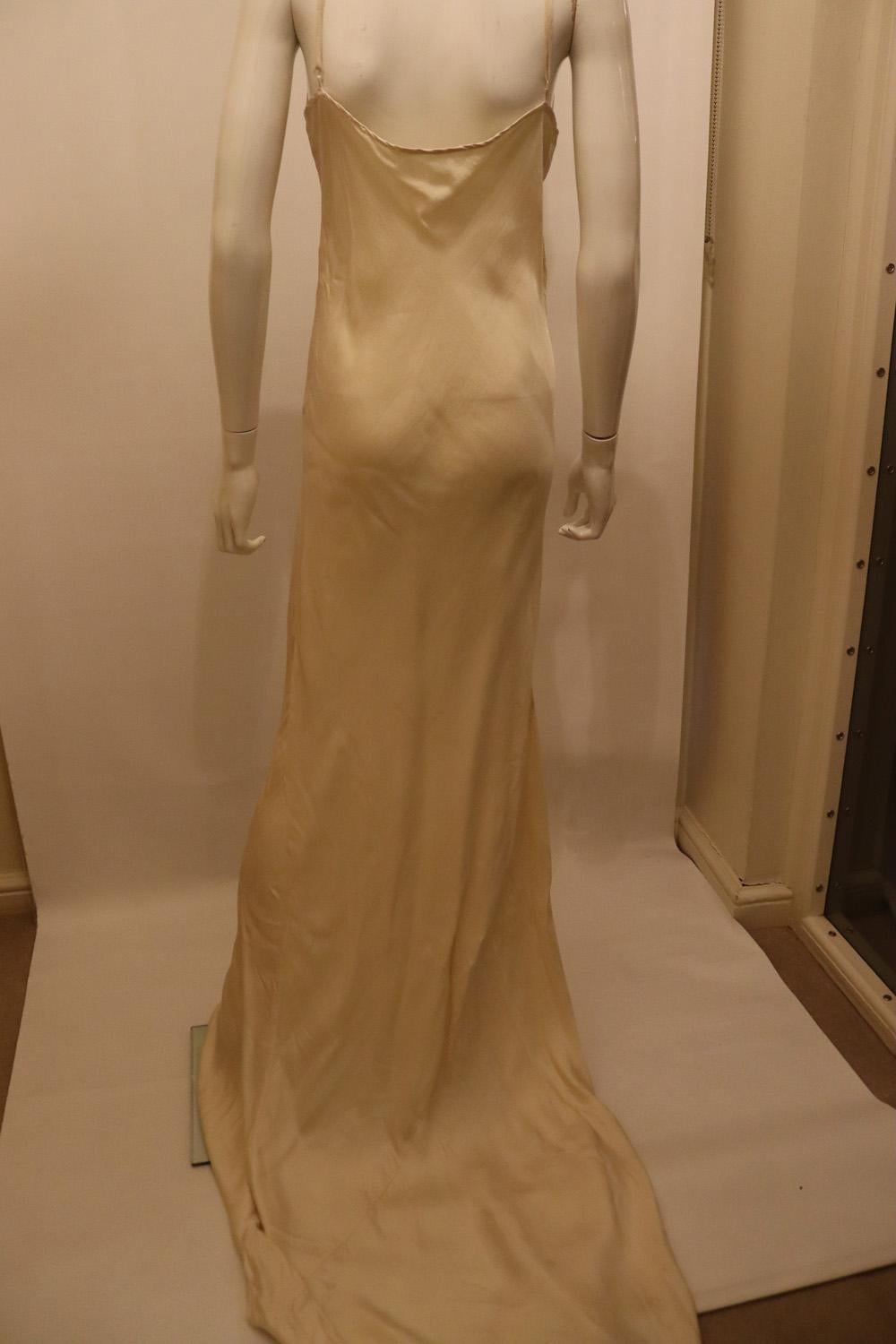 Brown Jane Bourvis Slip Gown For Sale