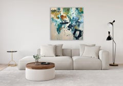 Un lenguaje propio/Expresionismo abstracto colorista contemporáneo a gran escala