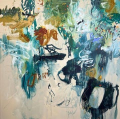 A language of my own/Contemporary large scale colorful abstract expressionistic