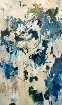 Blue Tide Pool (original vibrant blue abstract)