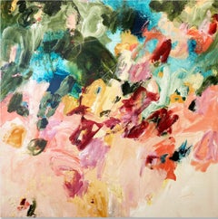 Chasing Joy Again, Colorful Contemporary Abstract Original with movement