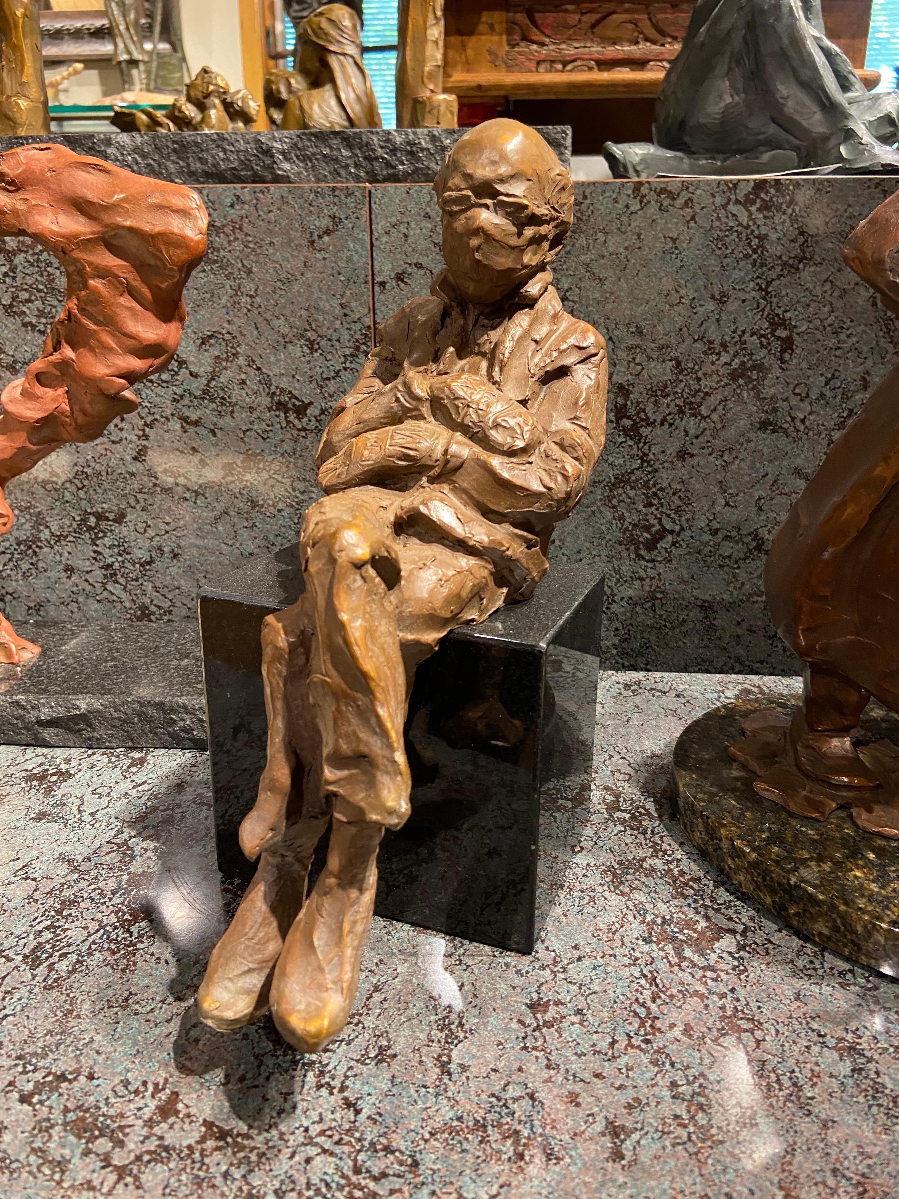 Jane DeDecker Figurative Sculpture - Bernie