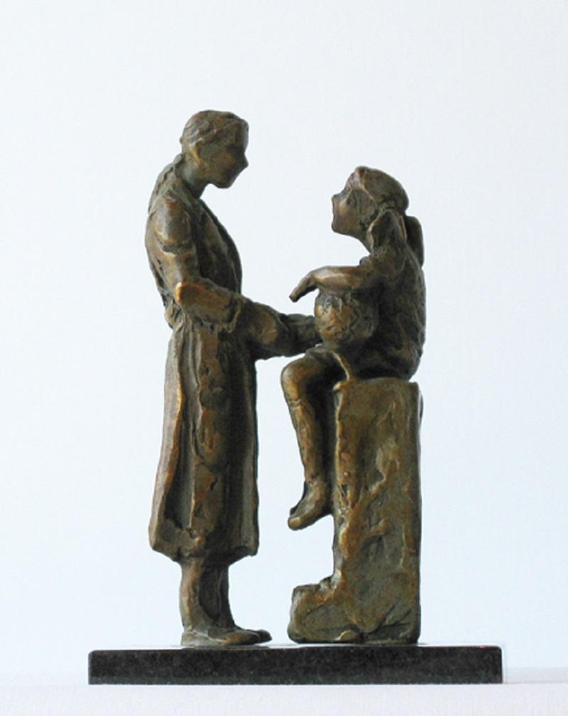 Jane DeDecker Figurative Sculpture - Healing Touch