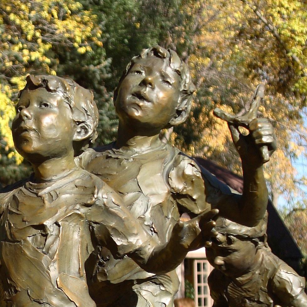 Lords of the Forest - Sculpture by Jane DeDecker