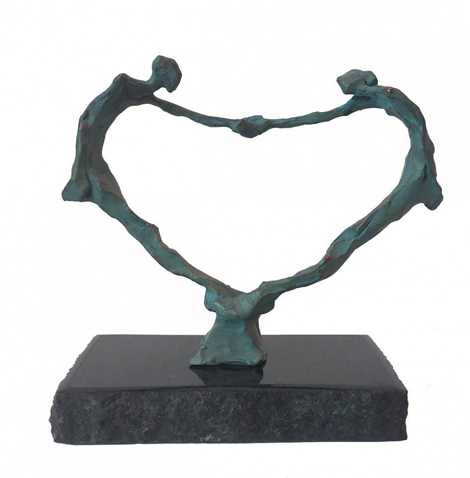 Jane DeDecker Figurative Sculpture - My Heart is in Your Hands II