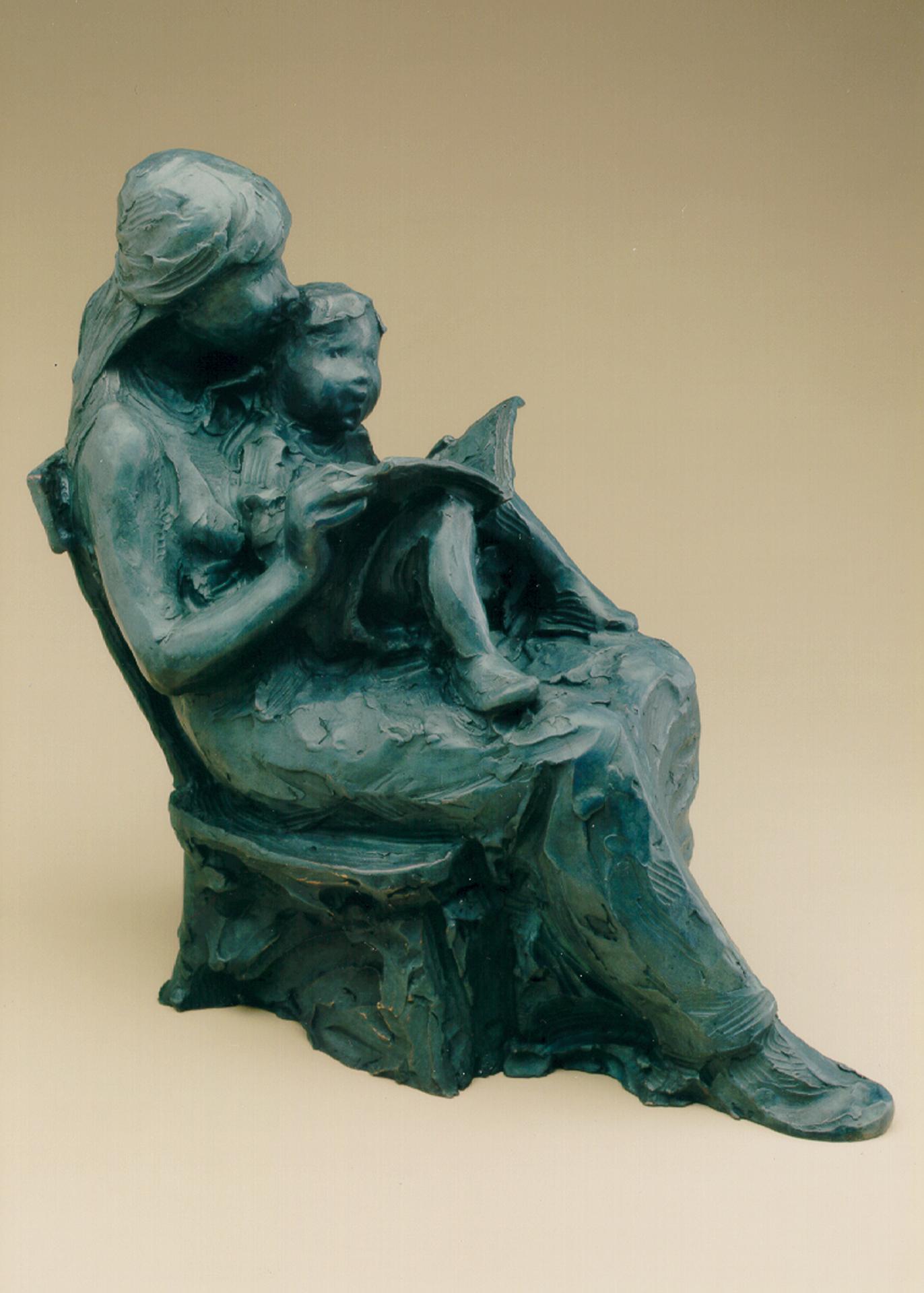 Jane DeDecker Figurative Sculpture - Once Upon A Time