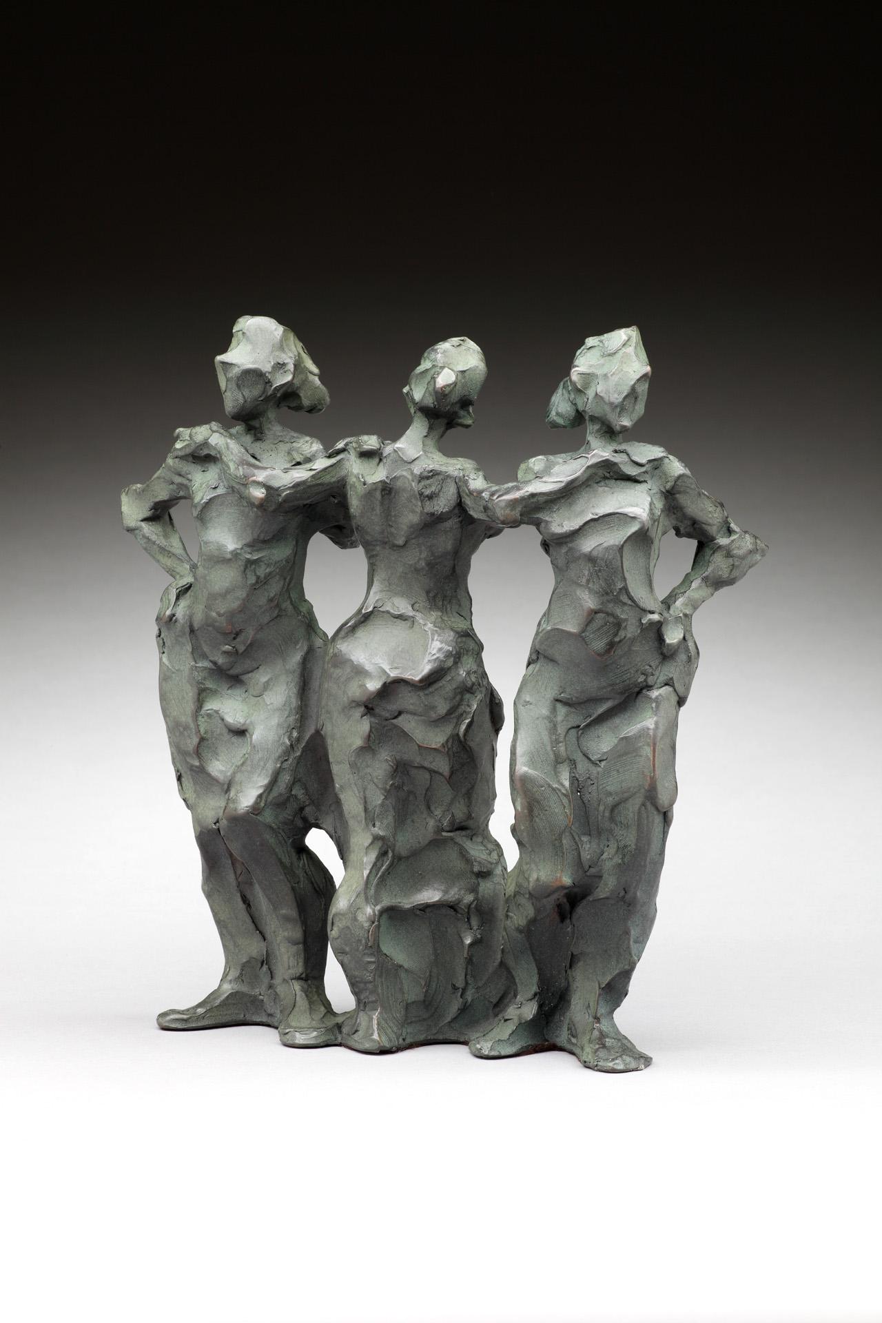 Three Graces - Sculpture by Jane DeDecker