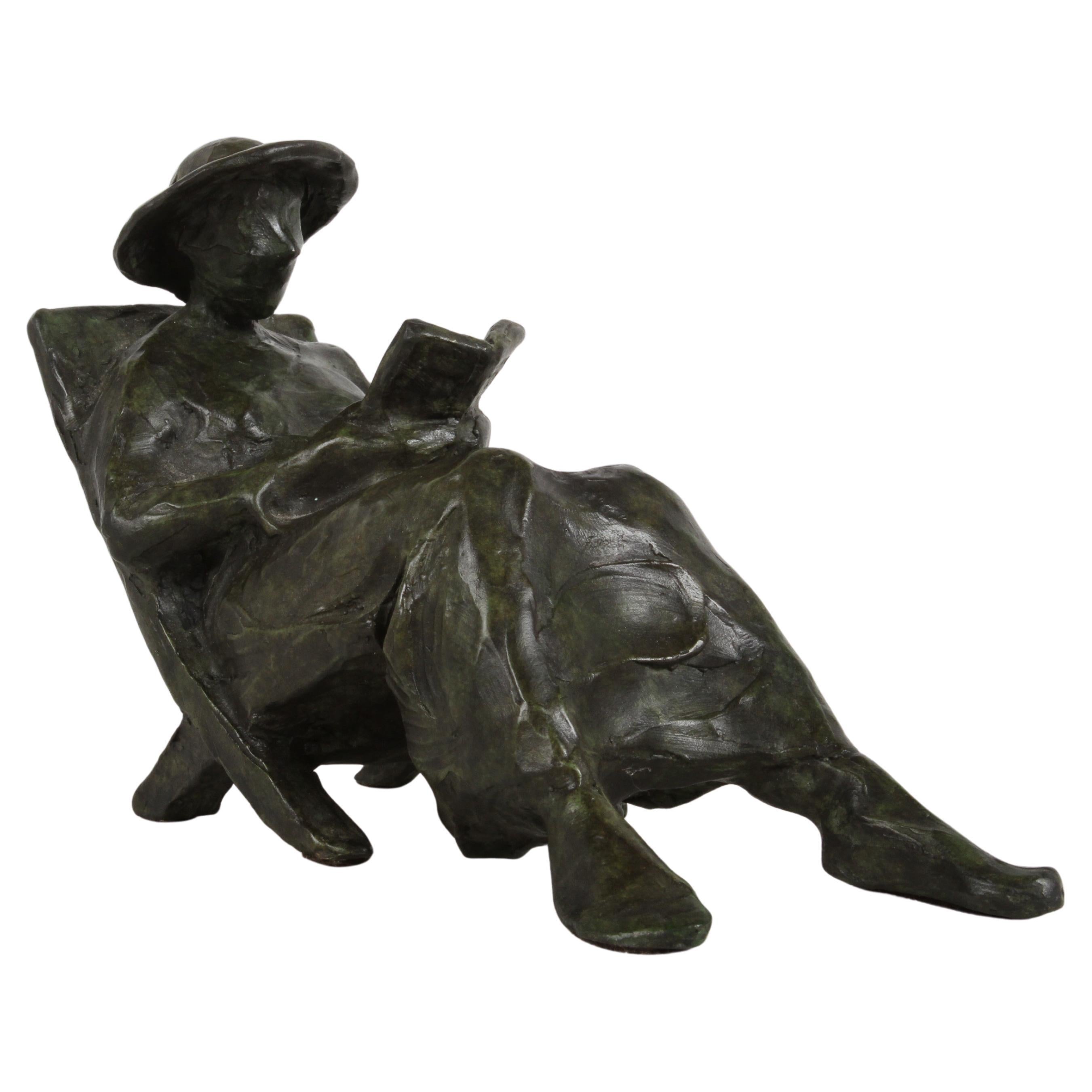 Jane Dedecker Female Bronze "The Reader " ed. 4/31