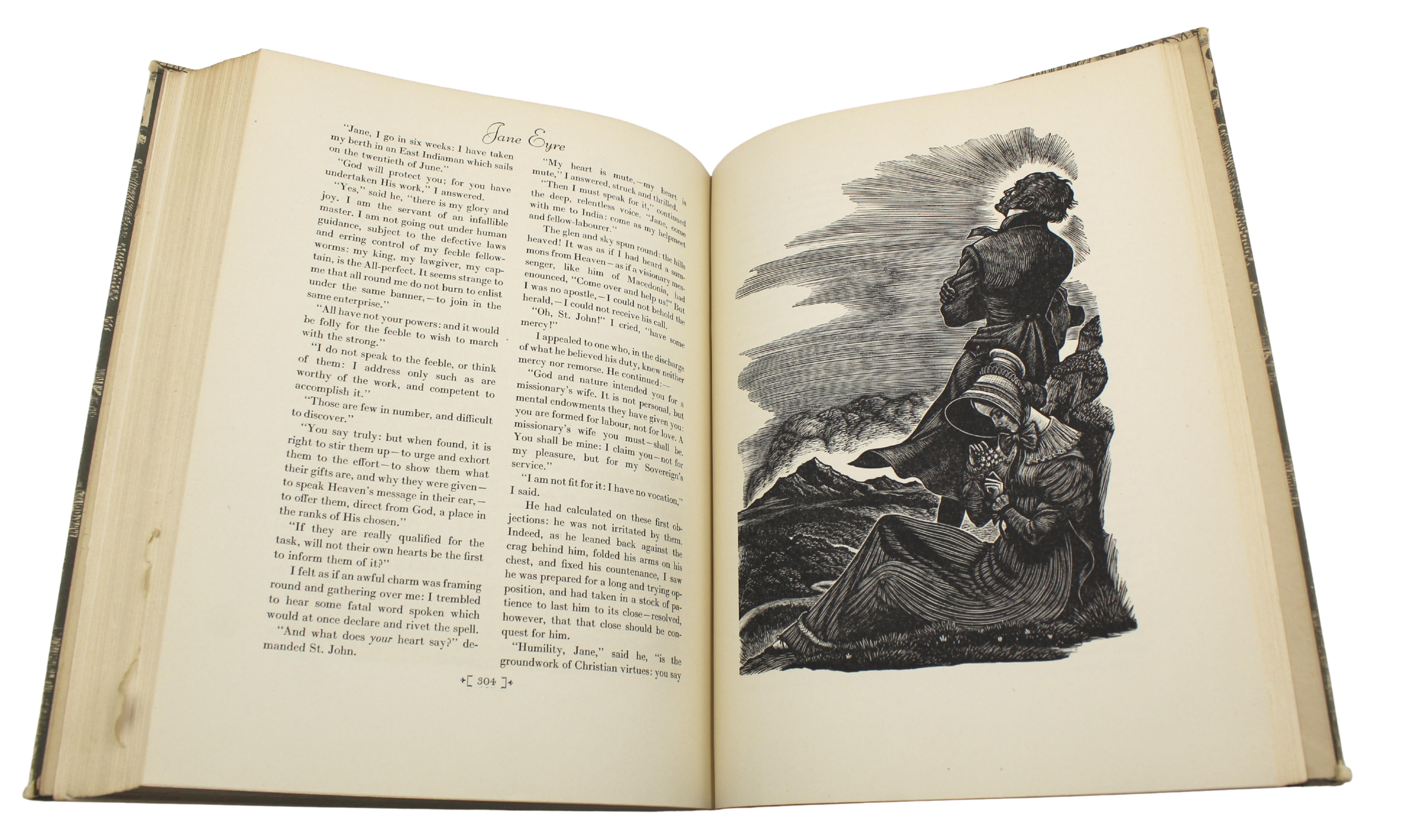 Jane Eyre di Charlotte Bronte e Cime tempestose di Emily Bronte, 1943 in vendita 3