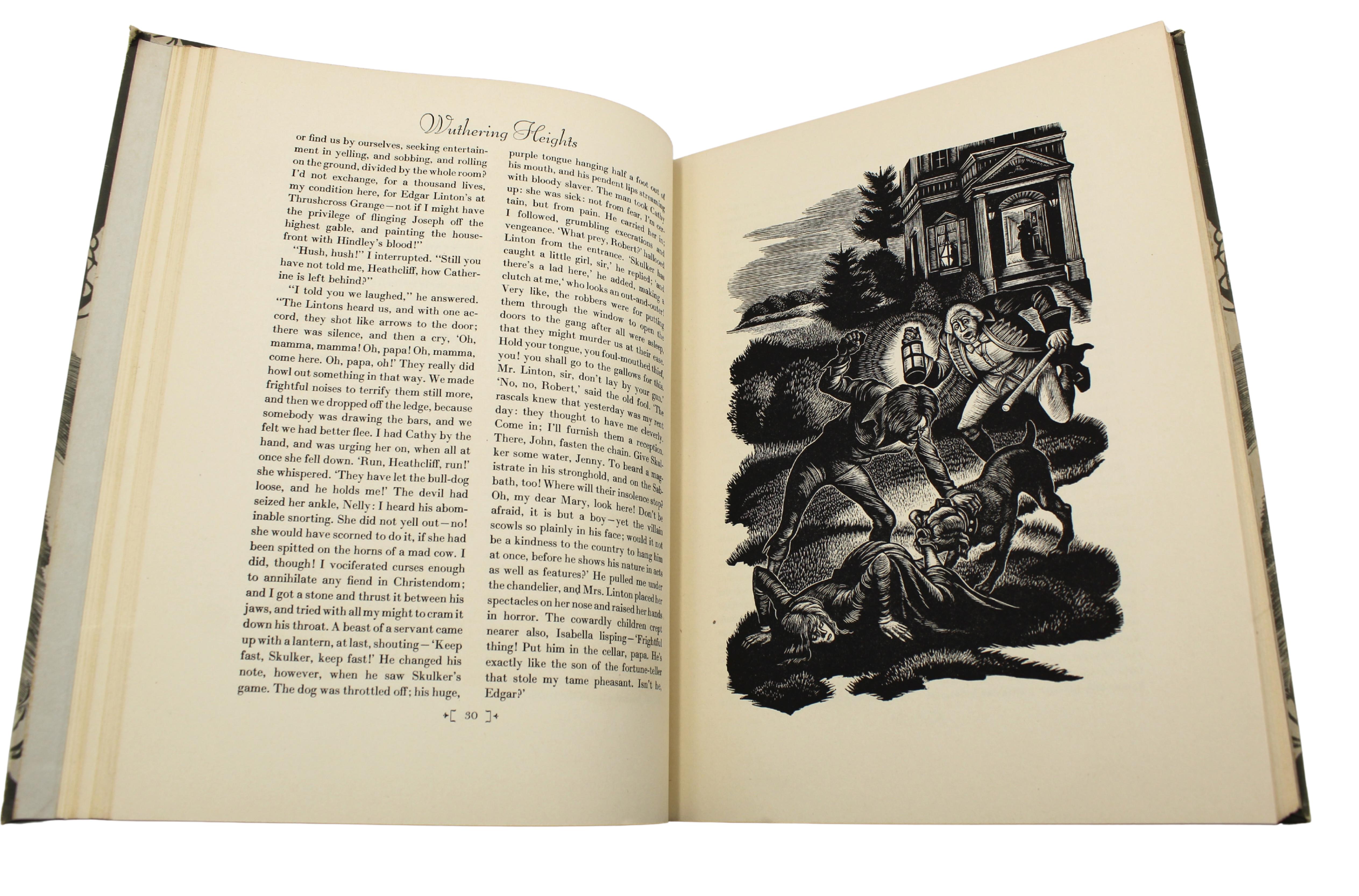Jane Eyre di Charlotte Bronte e Cime tempestose di Emily Bronte, 1943 in vendita 10
