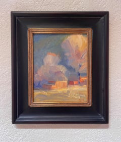 "Taos Winter" Quadro originale di paesaggio