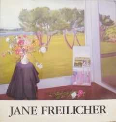 Vintage 1986 Jane Freilicher 'Jane Freilicher' Multicolor, Yellow Book