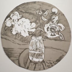 Jane Freilicher - Senza titolo da Self-Portrait in uno specchio convesso