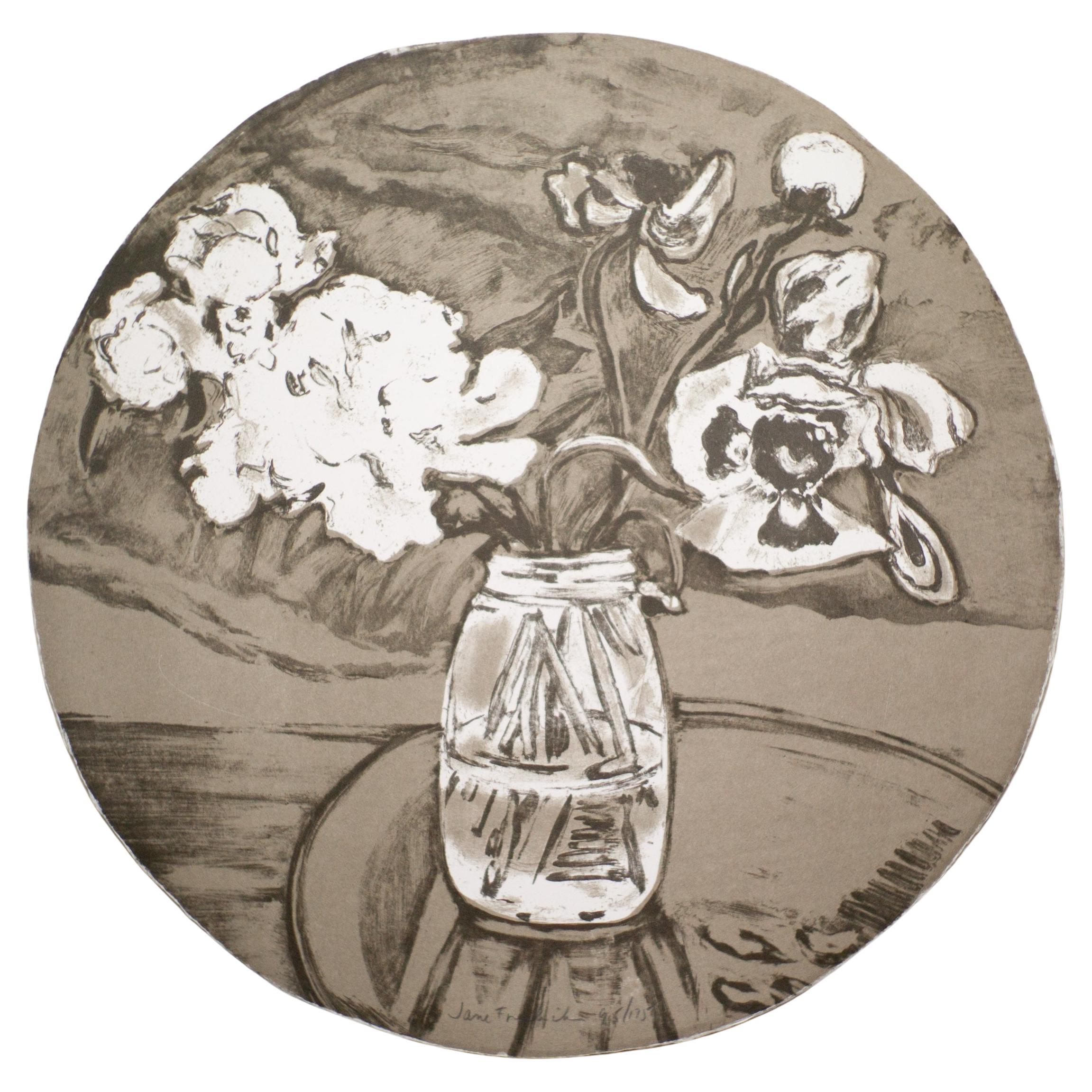 A Janes Freilicher - Untitled from Self-Portrait in a Convex Mirror (Sans titre tiré d'un Self-Portrait dans un miroir convexe) en vente