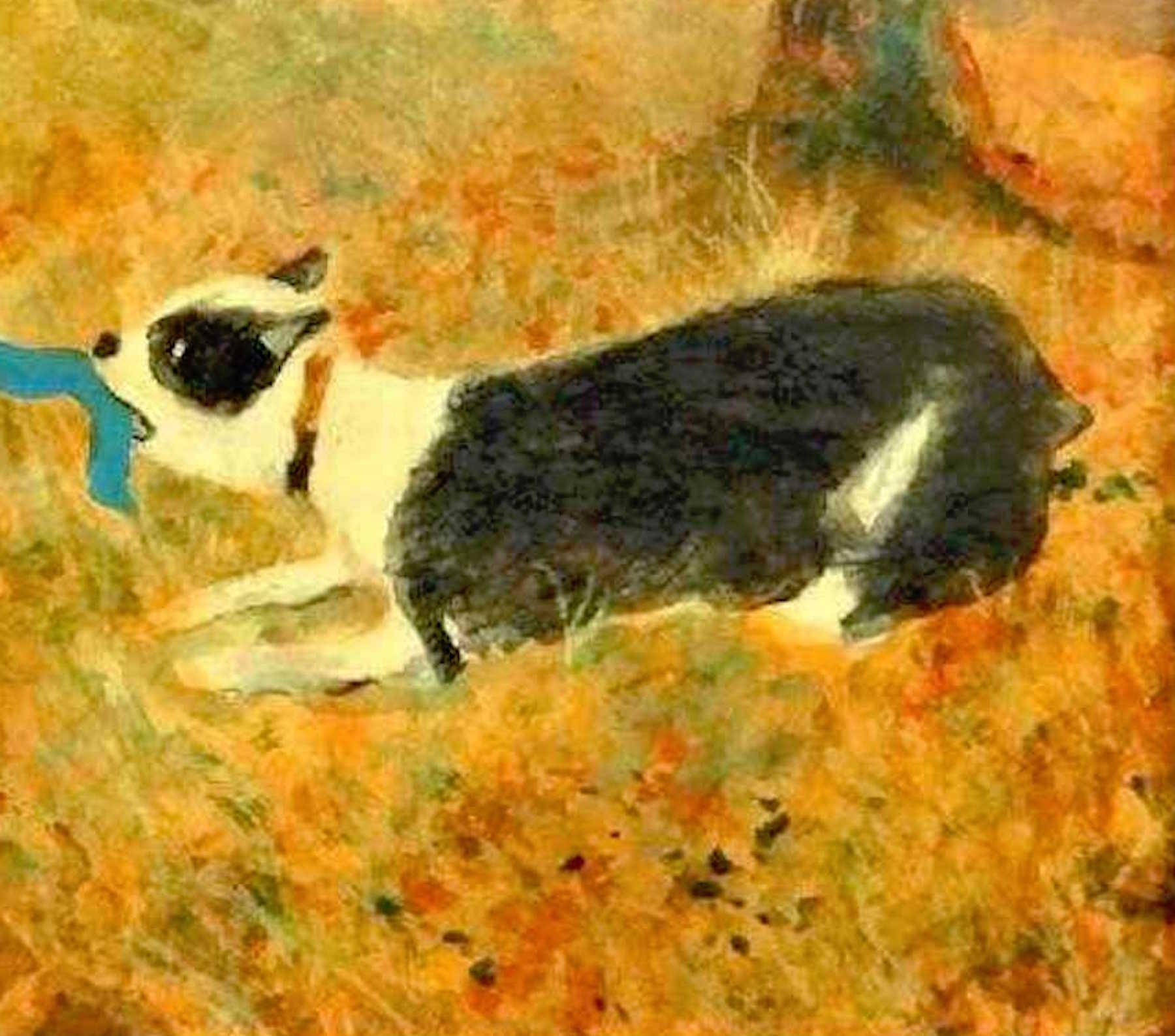 Modern Jane Gilday, Dogs in Landscape, 2006
