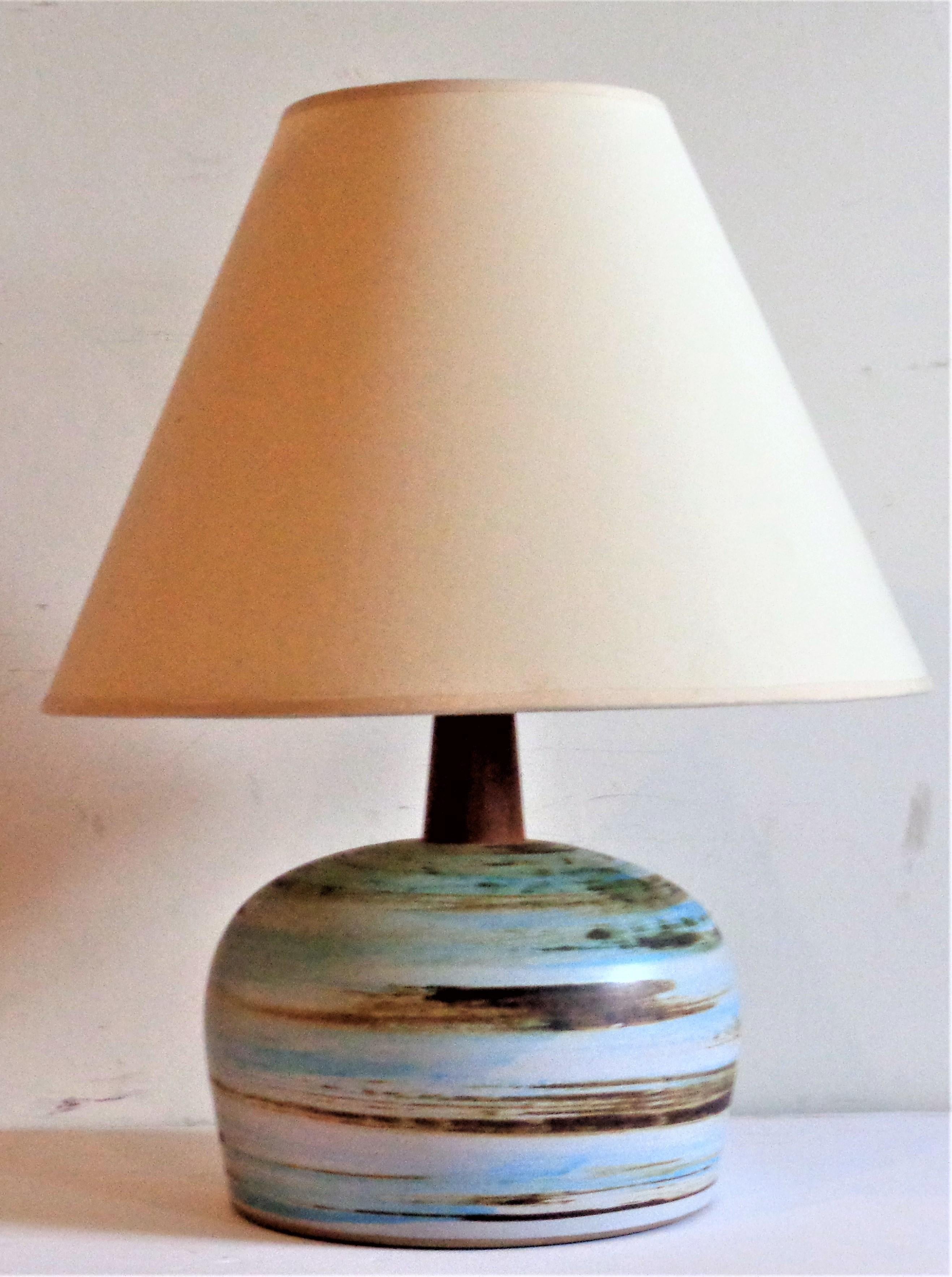 20th Century Jane & Gordon Martz Ceramic Table Lamp, 1960's