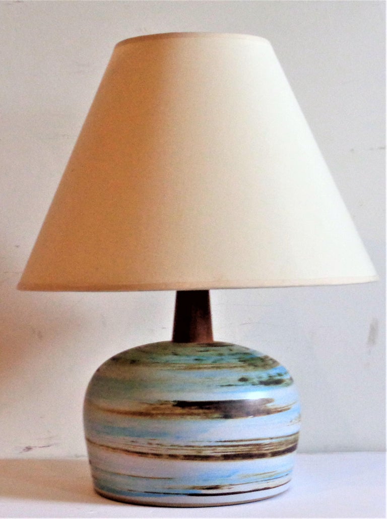 20th Century Jane & Gordon Martz Ceramic Table Lamp, 1960's For Sale