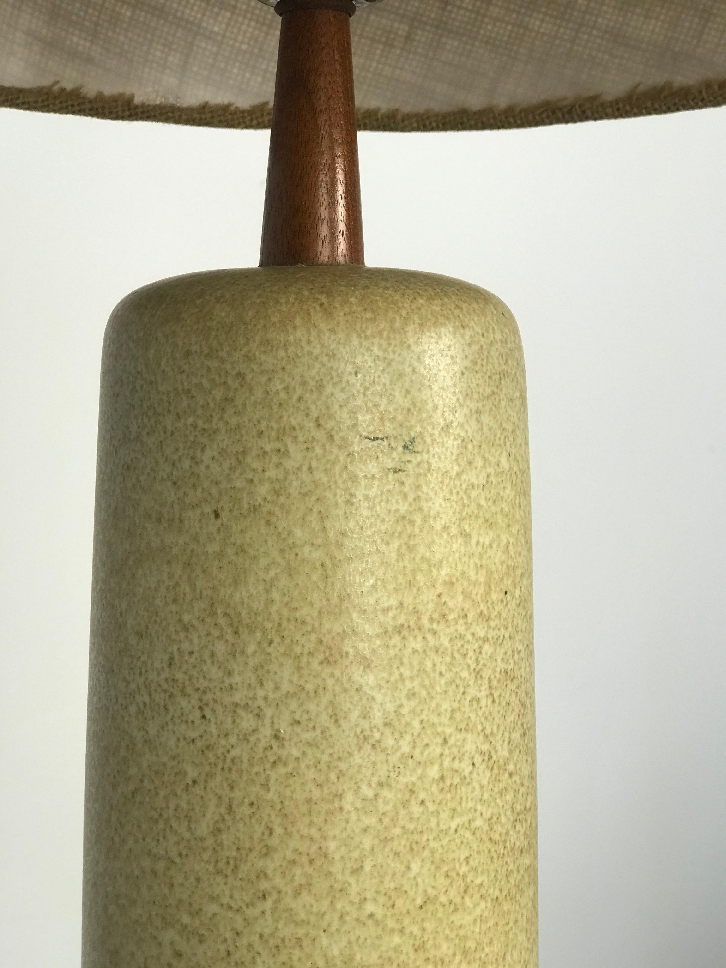 American Jane & Gordon Martz Ceramic Signed Modernist Lamp for Marshall Studios