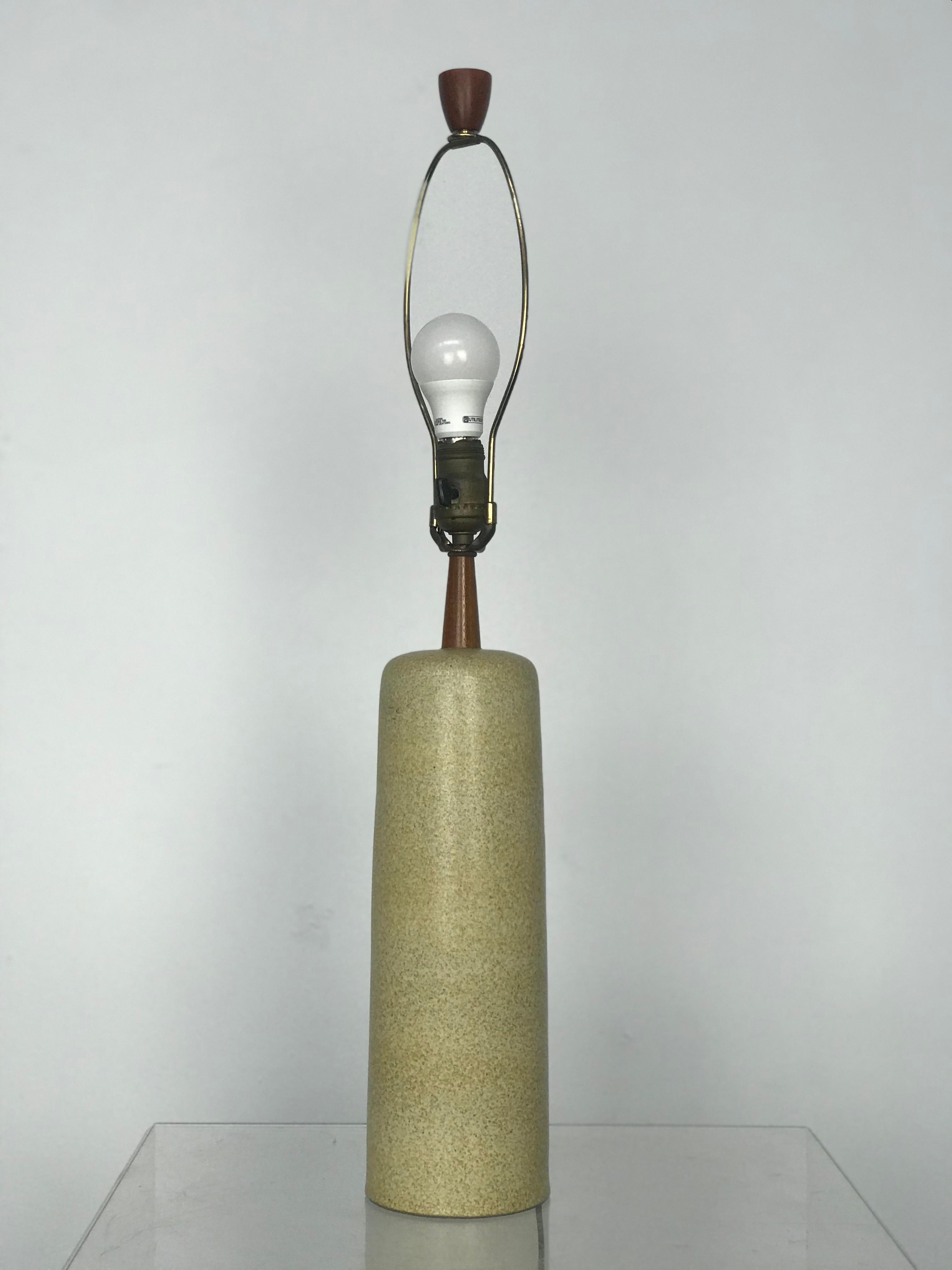 Jane & Gordon Martz Ceramic Signed Modernist Lamp for Marshall Studios 2