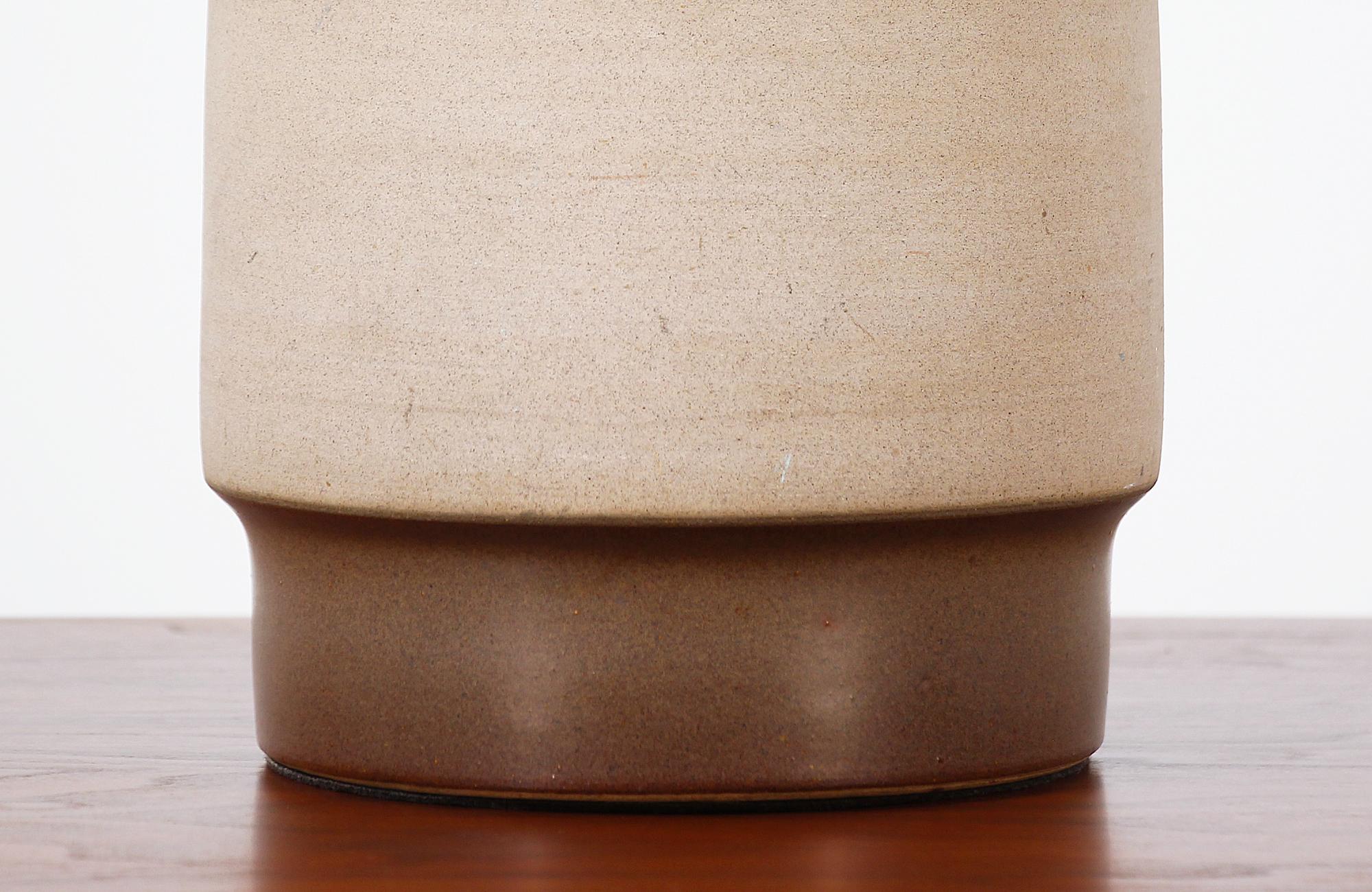 Brass Jane & Gordon Martz Ceramic Table Lamp for Marshall Studios