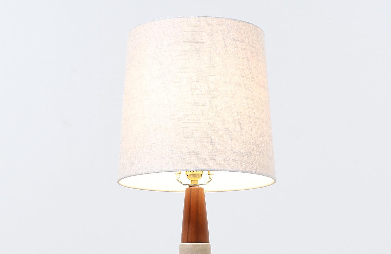 Jane & Gordon Martz Ceramic Table Lamps for Marshall Studios In Excellent Condition In Los Angeles, CA