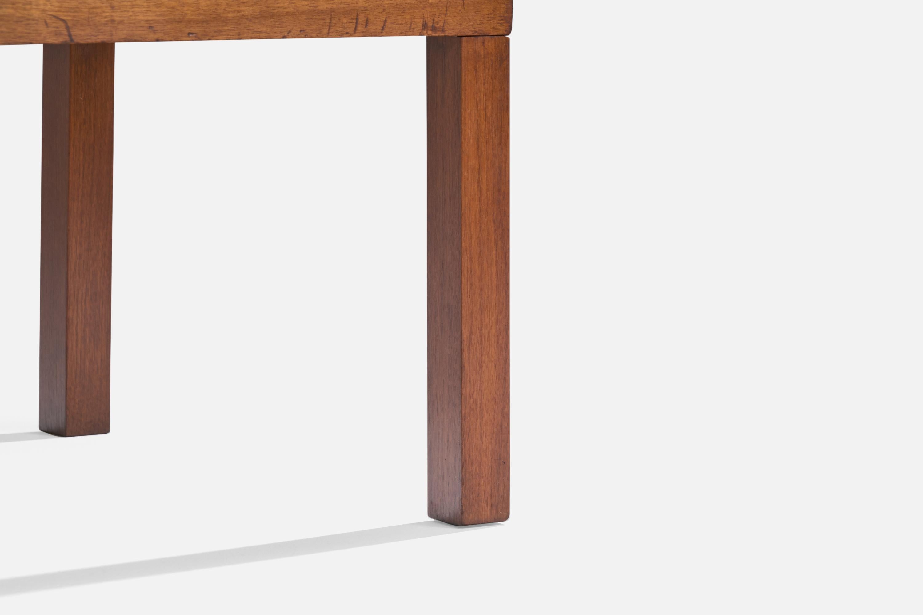Jane & Gordon Martz, Coffee Table, Ceramic, Walnut, USA, 1960s 1