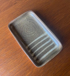 Jane & Gordon Martz Decorative Ceramic Tray Marshall Studios,  1960's