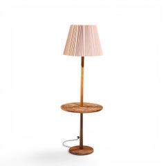 Jane & Gordon Martz für Marshall Studios Teakholz Kacheltisch Stehleuchte