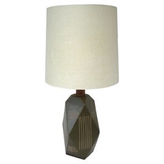 Jane & Gordon Martz Rare Large Pottery Table Lamp for Marshall Studios