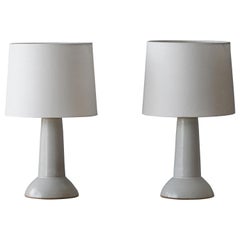 Jane & Gordon Martz, Studio Table Lamps, Ceramic, Linen Marshal Studios, 1950s