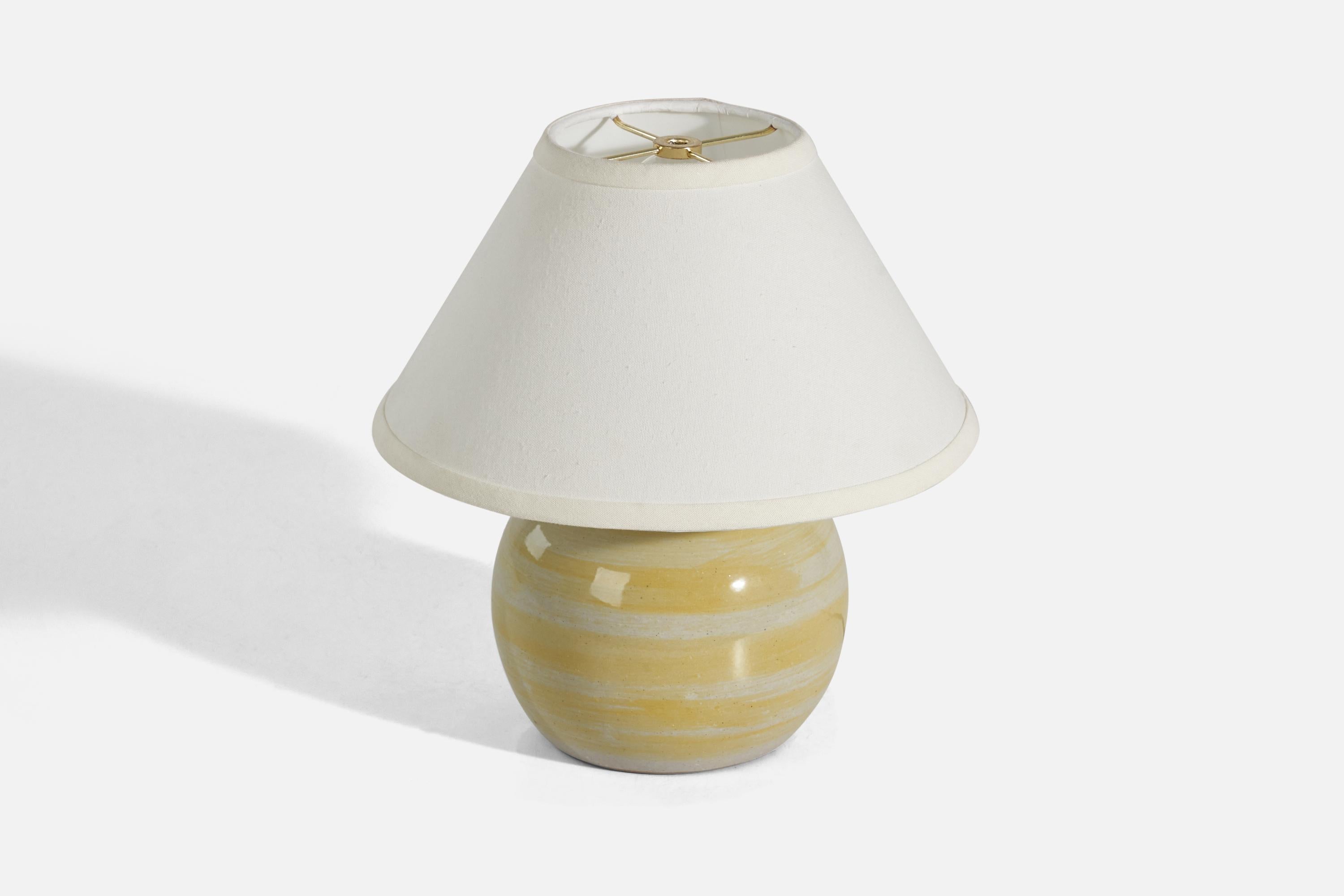 Mid-Century Modern Jane & Gordon Martz, Table Lamp, Ceramic, Marshal Studios, USA, 1950s For Sale
