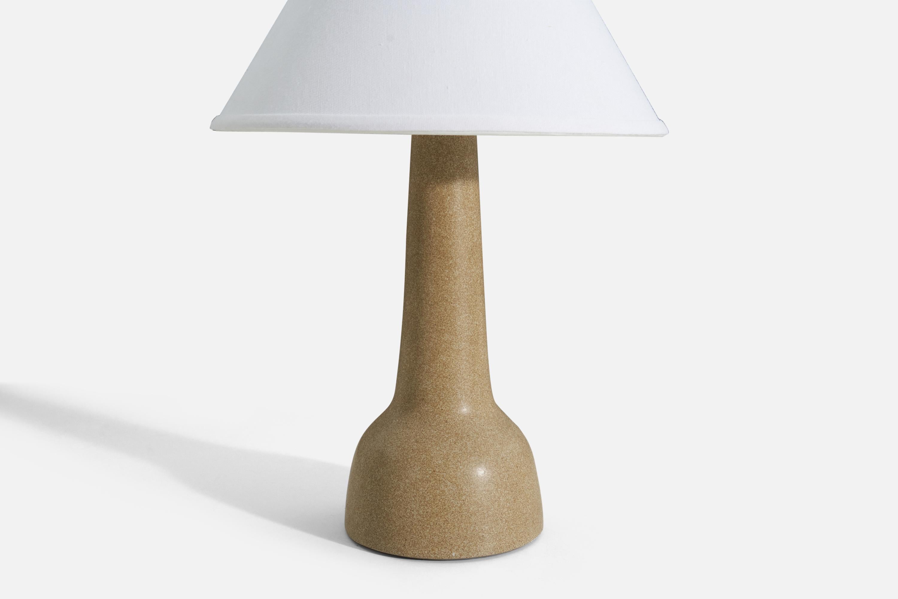 Jane & Gordon Martz, Table Lamp, Ceramic, Marshall Studios, 1960s In Good Condition For Sale In High Point, NC