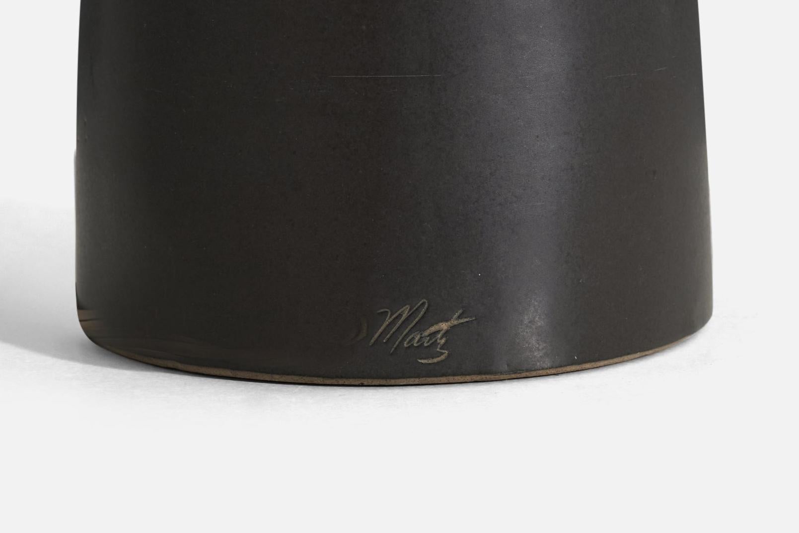 Mid-20th Century Jane & Gordon Martz, Table Lamp, Ceramic, Marshall Studios, 1960s For Sale