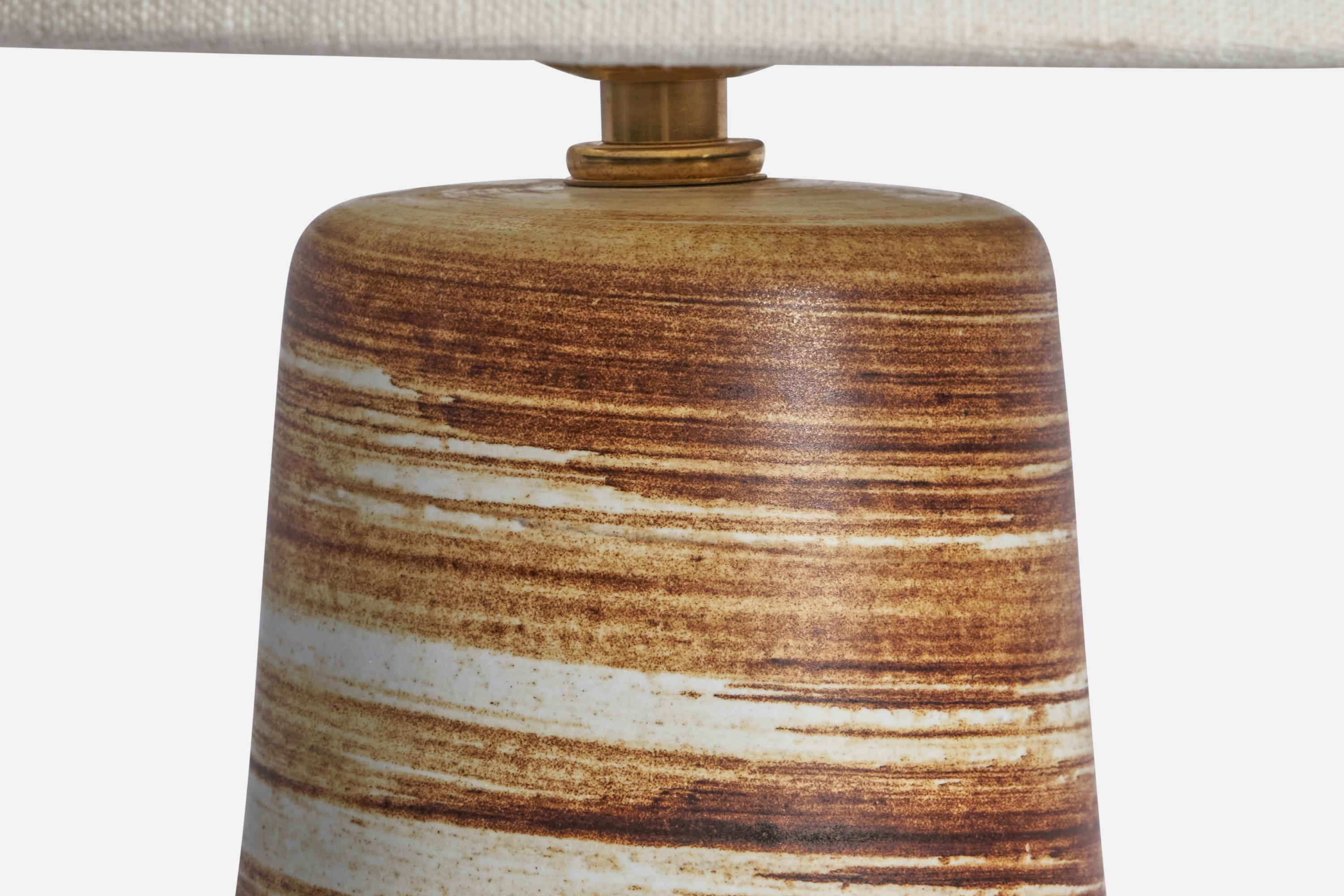Jane & Gordon Martz, Table Lamp, Ceramic, USA, 1960s In Good Condition For Sale In High Point, NC