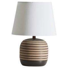 Jane & Gordon Martz, Table Lamp, Ceramic, Walnut,  Marshal Studios, 1950s