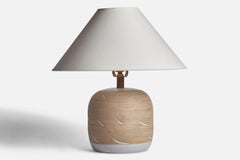 Jane & Gordon Martz, Table Lamp, Ceramic, Walnut, USA, 1960s