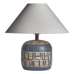 Jane & Gordon Martz, Table Lamp, Ceramic, Walnut, USA, 1960s