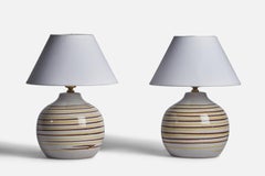 Jane & Gordon Martz, Table Lamps, Ceramic, USA, 1960s