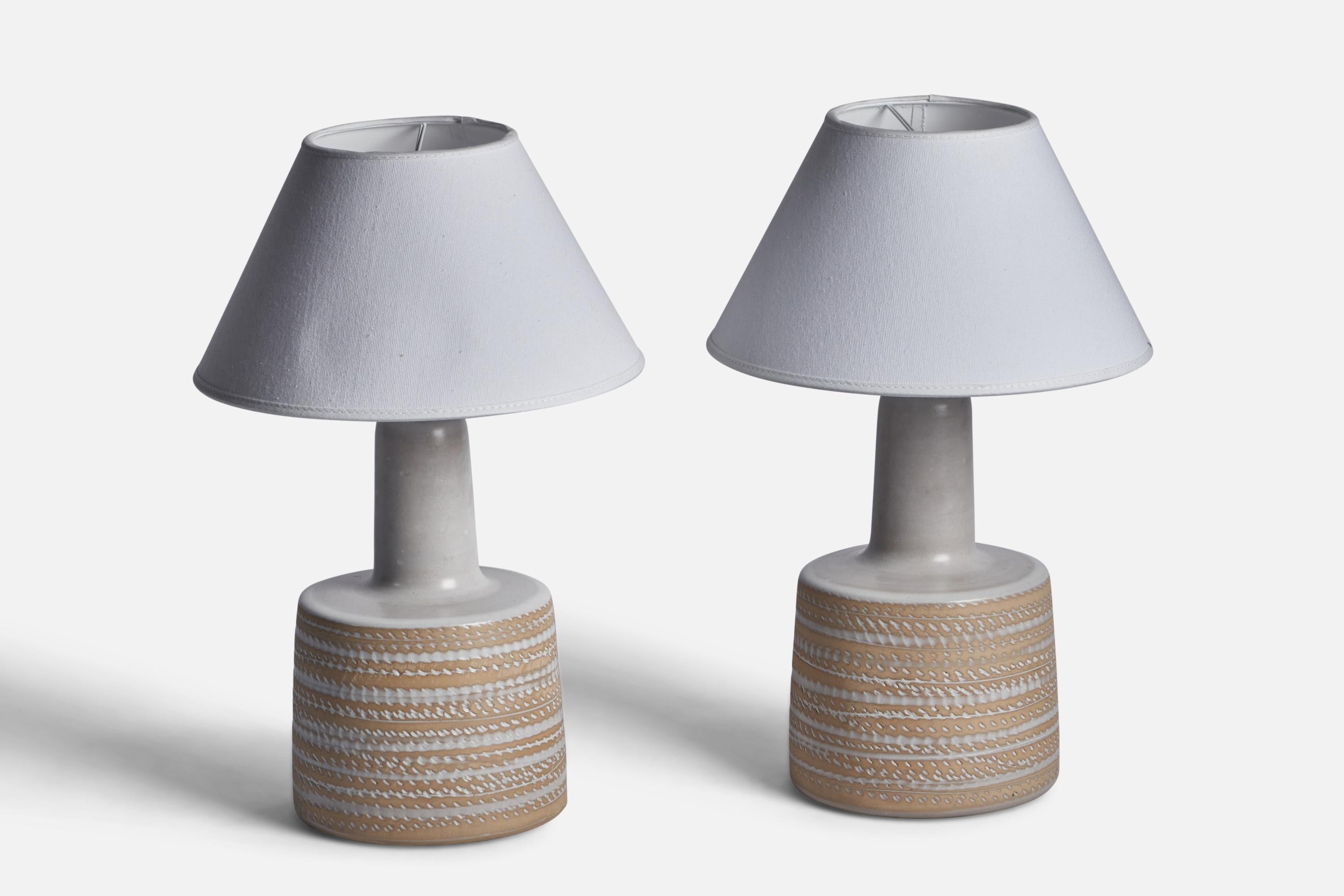 Mid-Century Modern Jane & Gordon Martz, Table Lamps, Ceramic, USA, 1960s