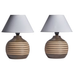 Jane & Gordon Martz, Table Lamps, Ceramic, USA, 1960s