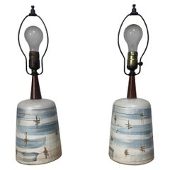 Vintage Jane & Gordon Martz, Table Lamps, Ceramic, USA, 1960s