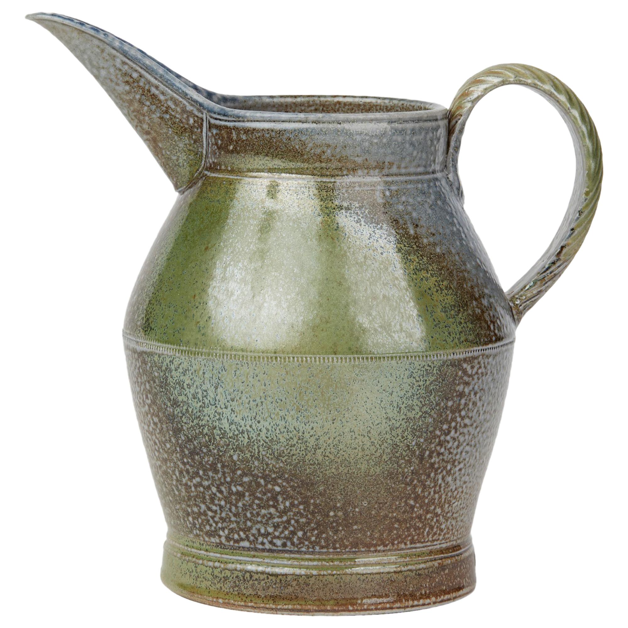 Jane Hamlyn Studio Pottery Salt Glazed Jug 20th Century
